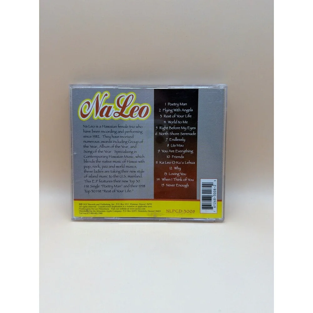 Na Leo Pilimehana Hawaiian Contemporary Music CD Poetry Man NLPCD 3008 - Picture 2 of 3